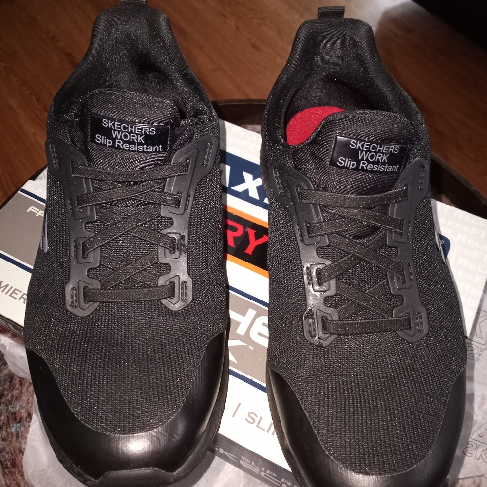 Skechers work shoes. New, just worn once